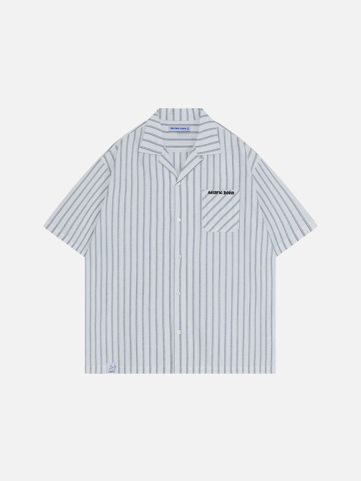 Vintage Striped Short Sleeve Camp Shirt | Aelfric Eden