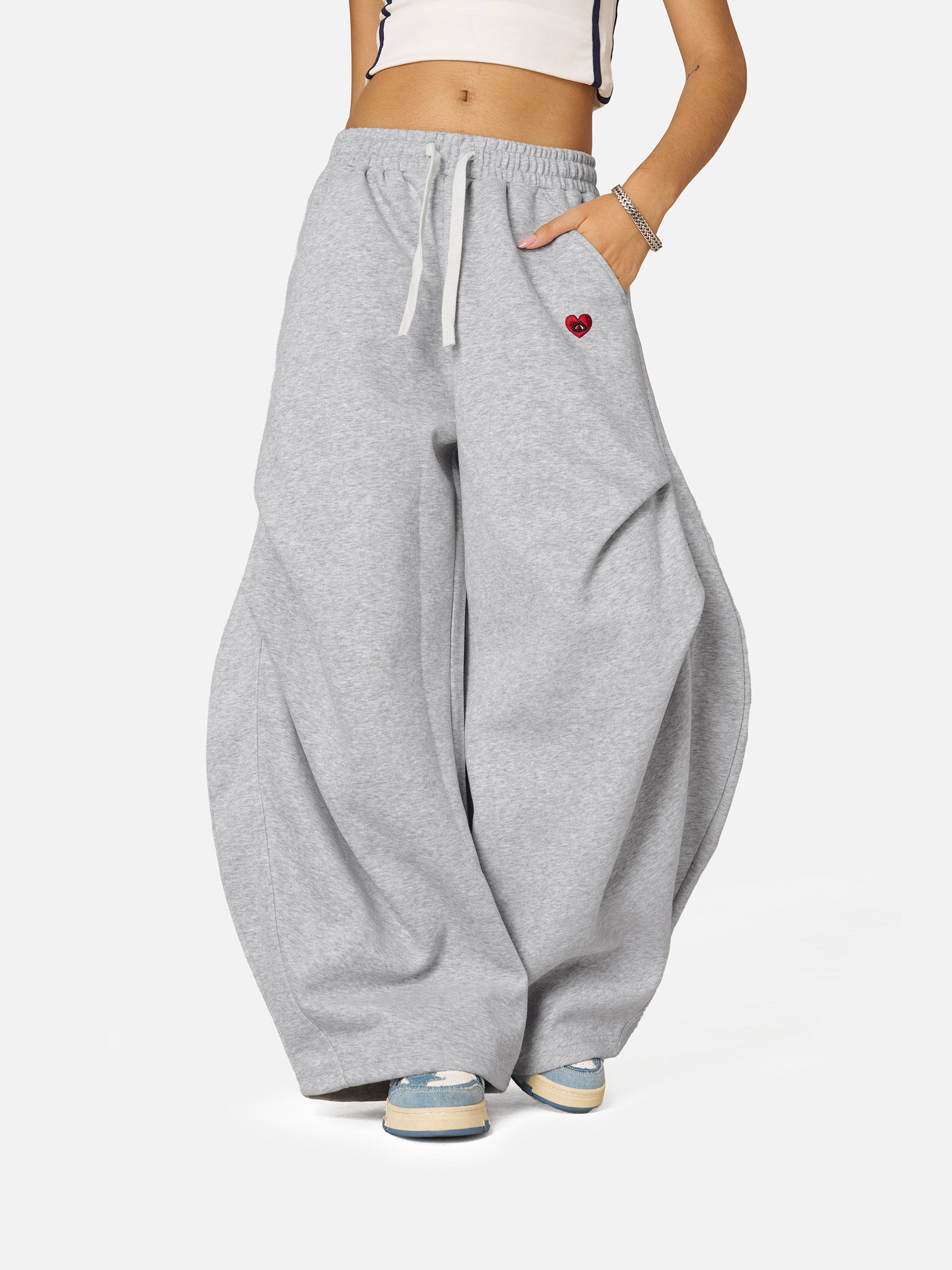 Super Baggy Sweatpants for Men with Rope Detail | Aelfric Eden