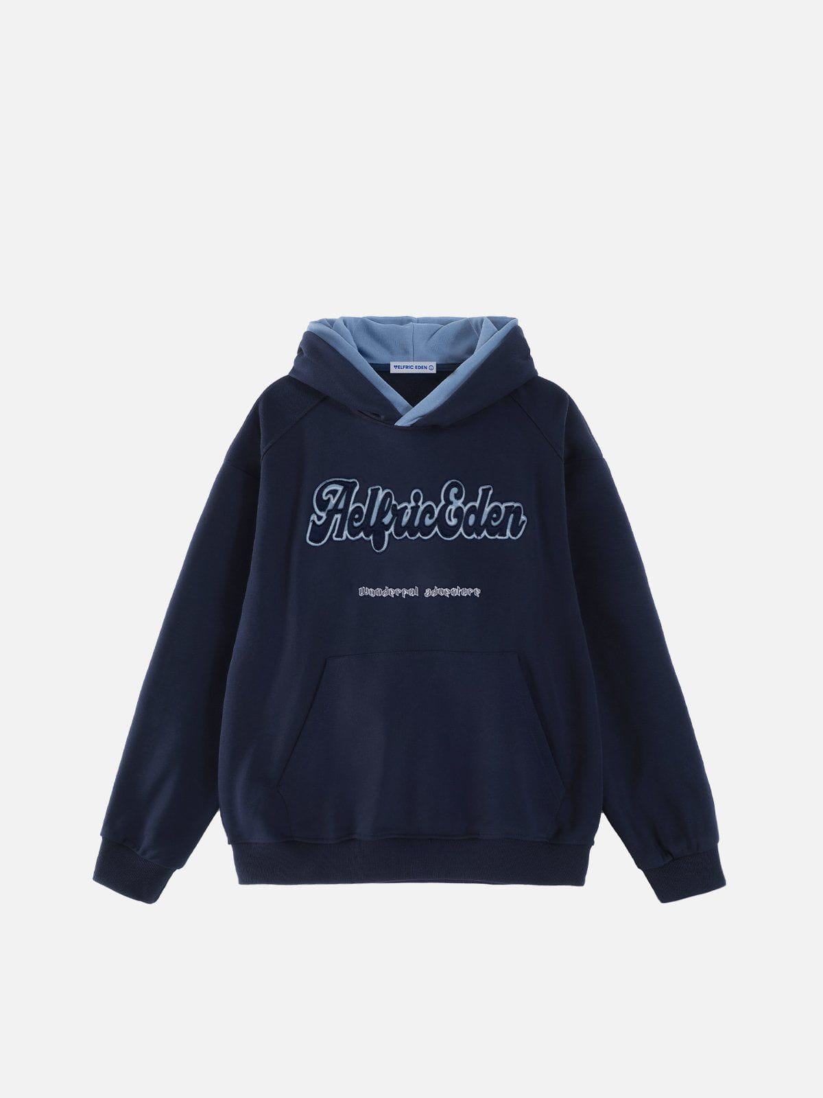 Double-Hood Embroidered Cotton Hoodie for Men & Women | Aelfric Eden