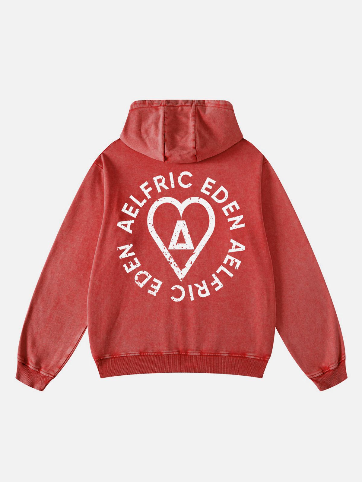 Washed Cotton Hoodie with Oversized Fit & Multi-Colored Design | Aelfric Eden