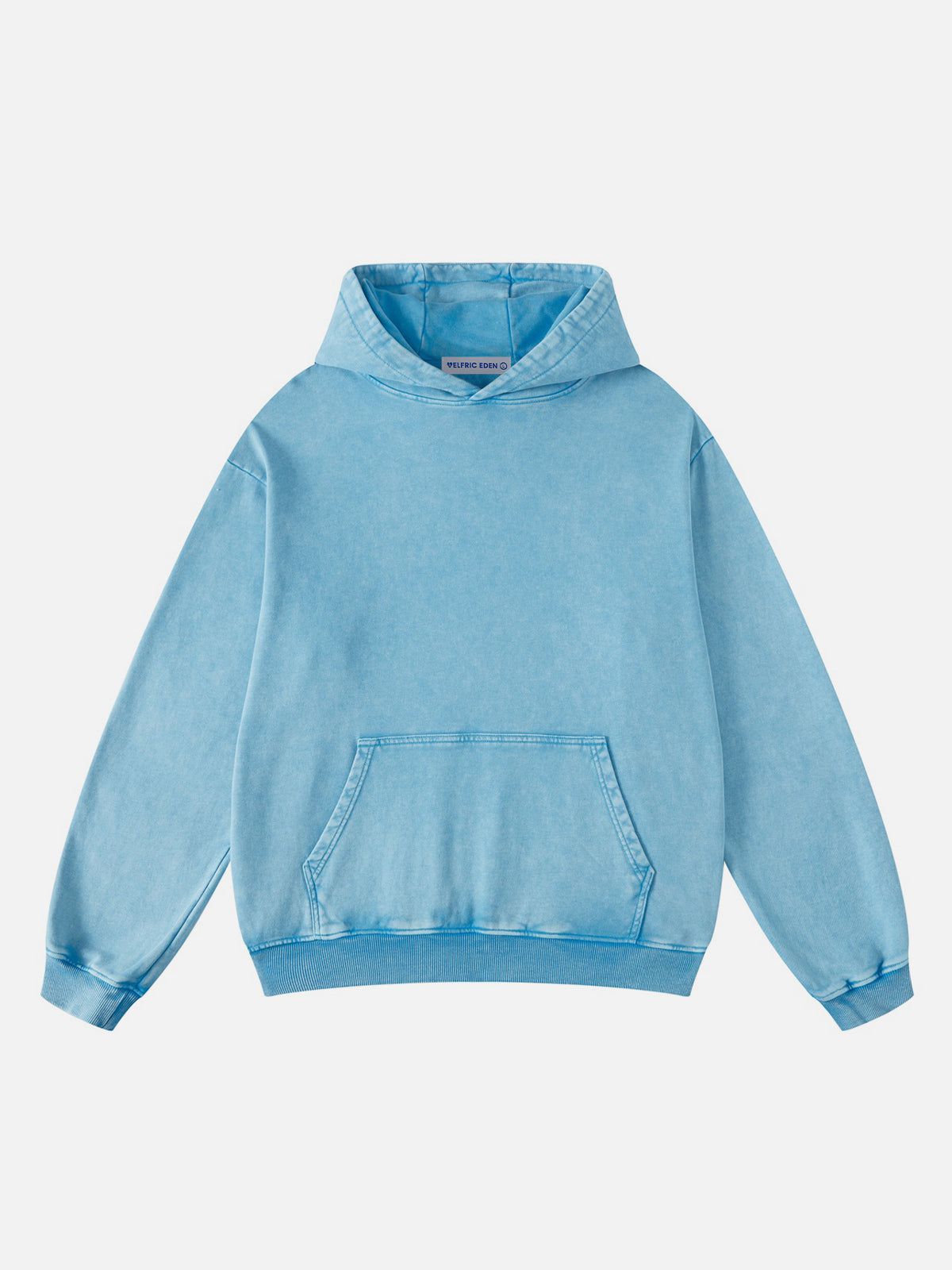 Washed Cotton Hoodie with Oversized Fit & Multi-Colored Design | Aelfric Eden
