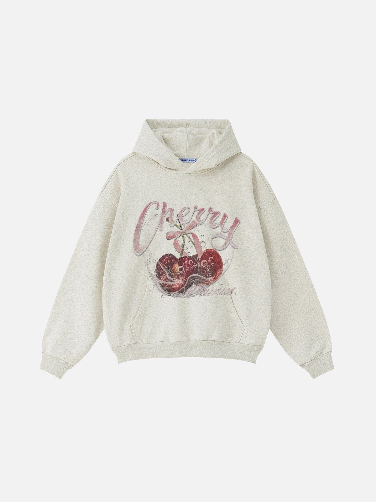 Cherry Print Hoodie for Women | Aelfric Eden Oversized Cotton Blend