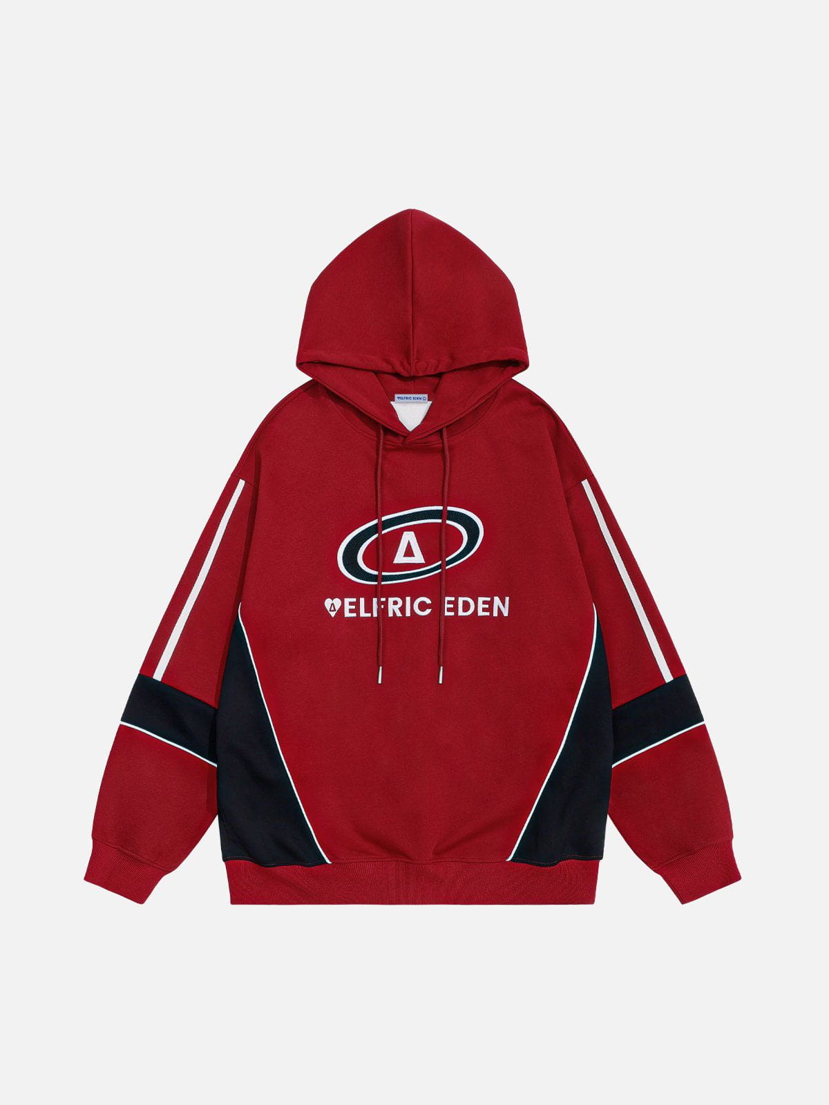 Color Block Hoodie with Embroidery Details | Aelfric Eden