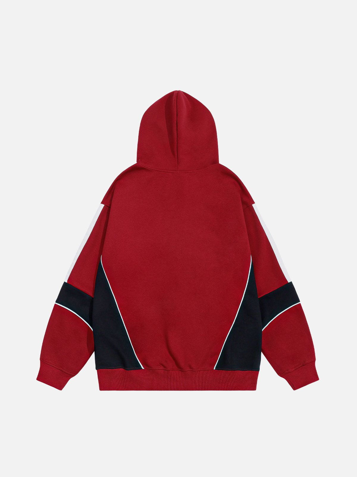 Color Block Hoodie with Embroidery Details | Aelfric Eden