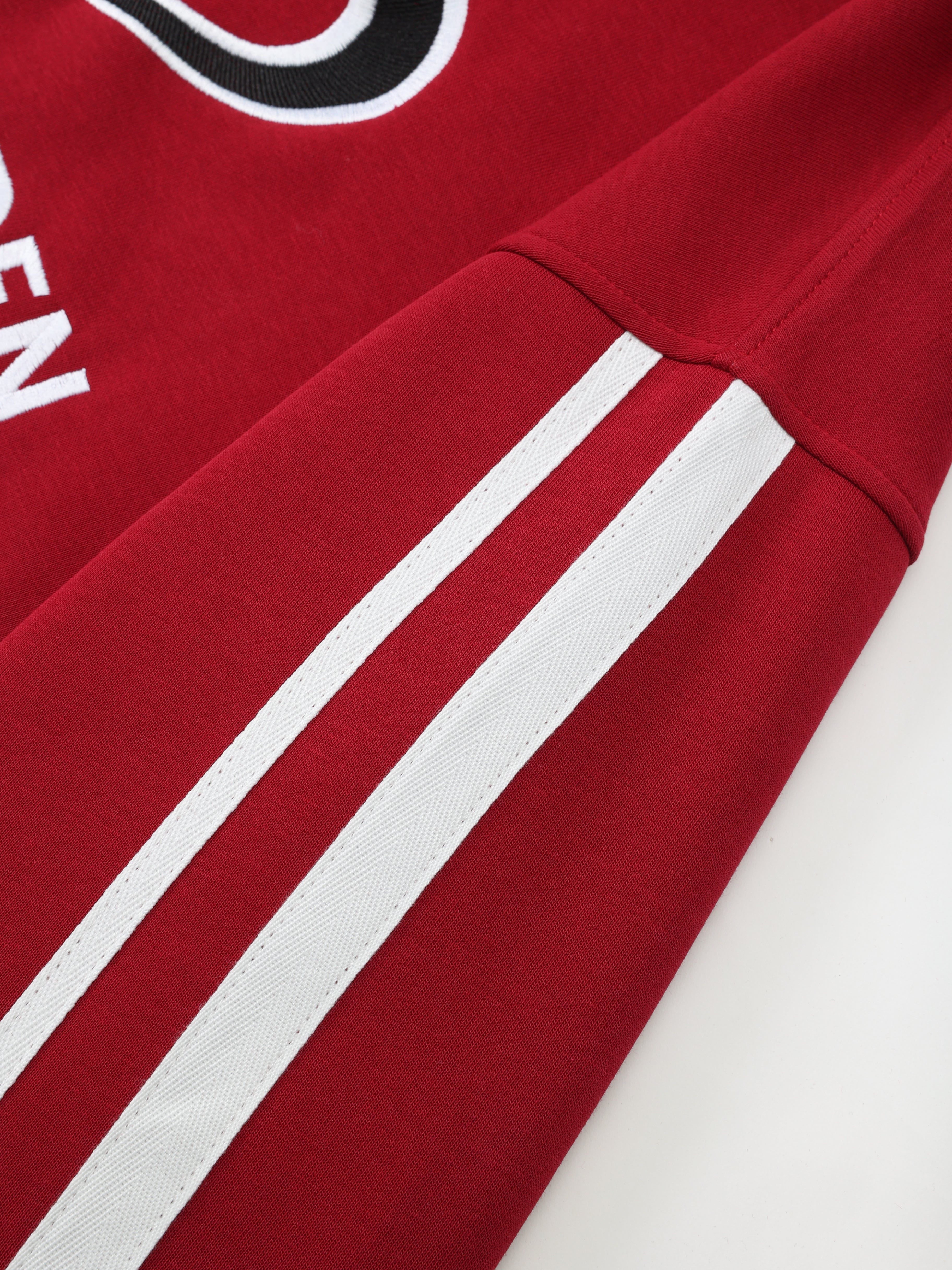 Color Block Hoodie with Embroidery Details | Aelfric Eden