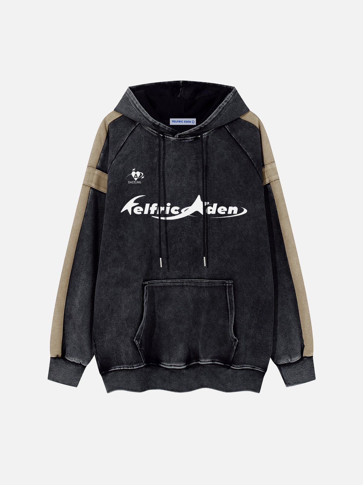 Color Block Washed Hoodie for Men & Women | Aelfric Eden