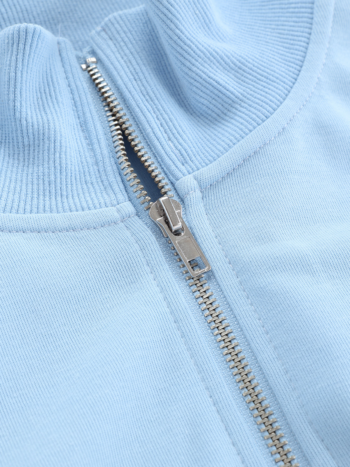 Embroidery Zip-Up Knit Tee | Aelfric Eden