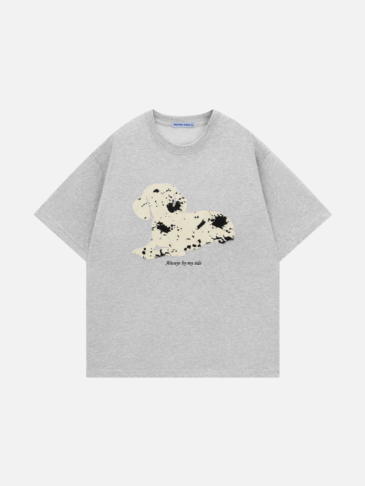 Embroidery Dalmatian Graphic Tee for Dog Lovers | Aelfric Eden