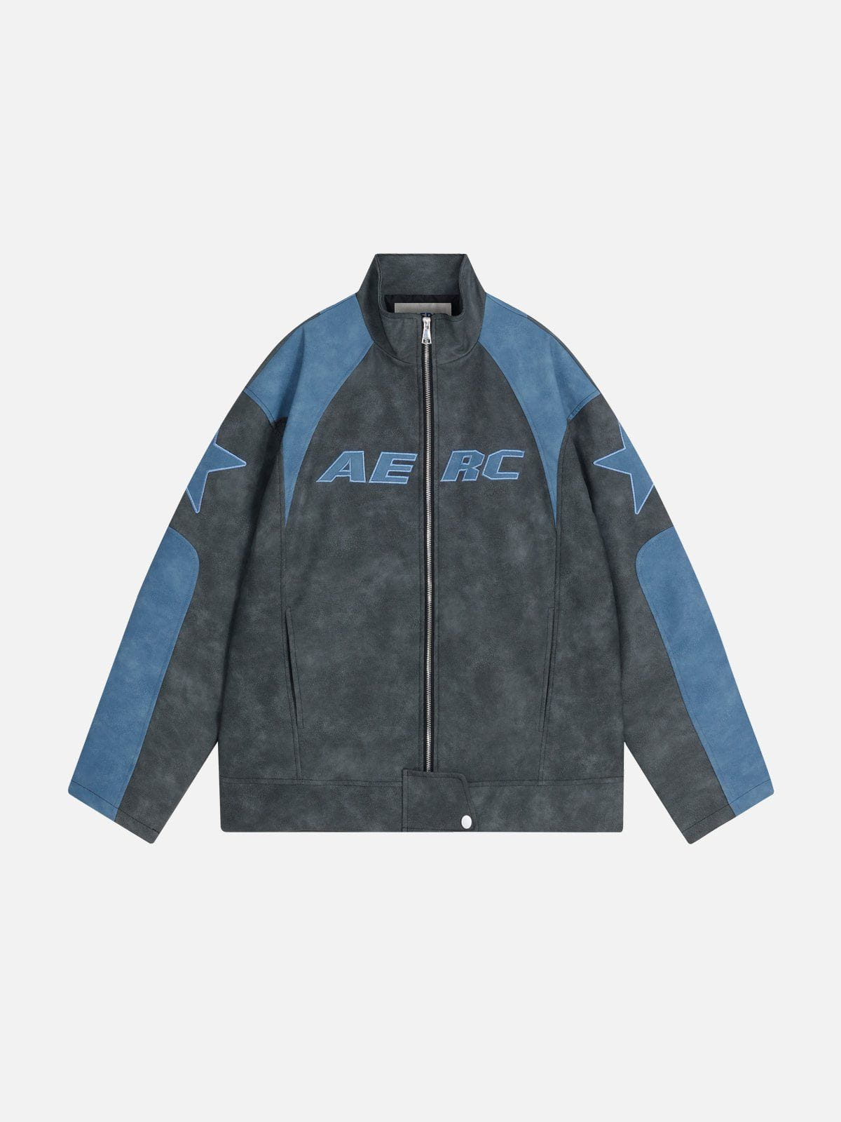 Embroidered Star Cropped Racing Jacket | Aelfric Eden