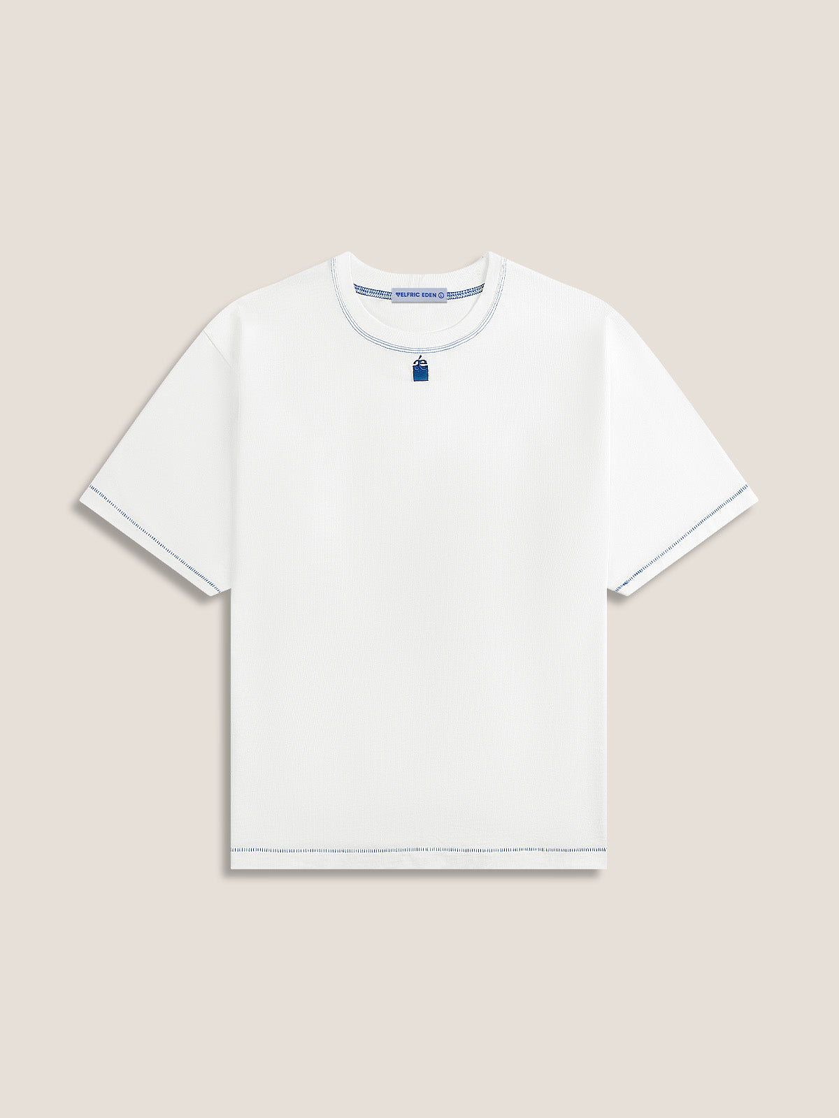 Essential Stitch Line Cotton Tee for Men | Aelfric Eden
