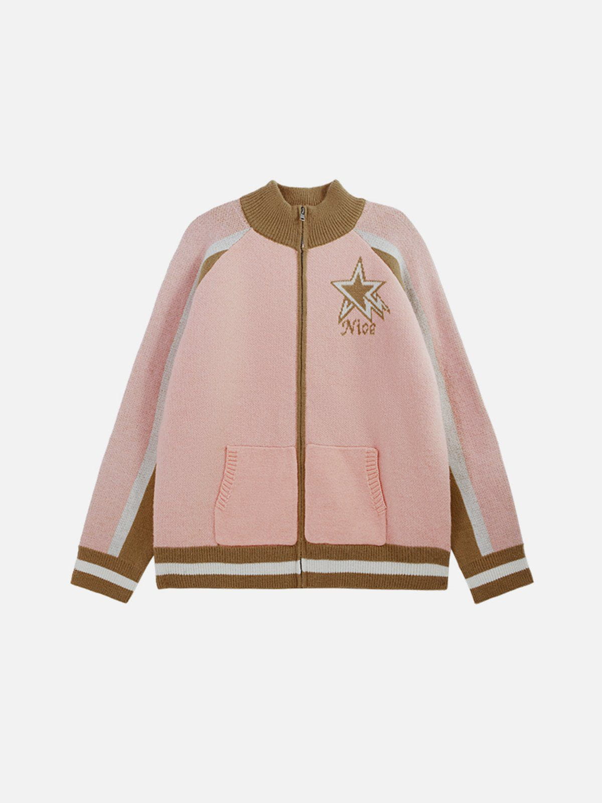 Lightning Star Color Block Cardigan | Aelfric Eden
