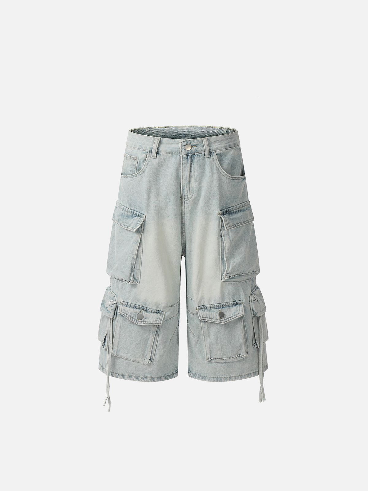 Loose-Fit Denim Capris with Multiple Pockets | Aelfric Eden