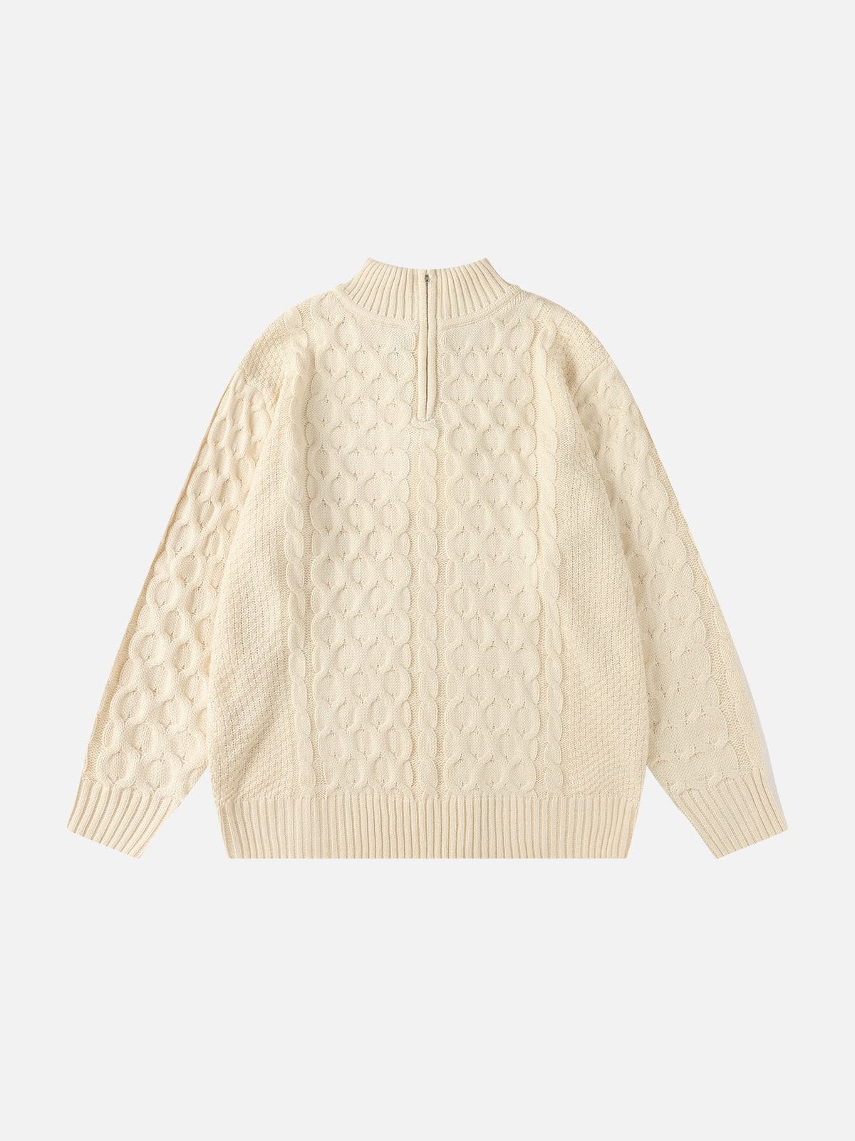 Retro 90s Half-Zip Knit Sweater | Aelfric Eden