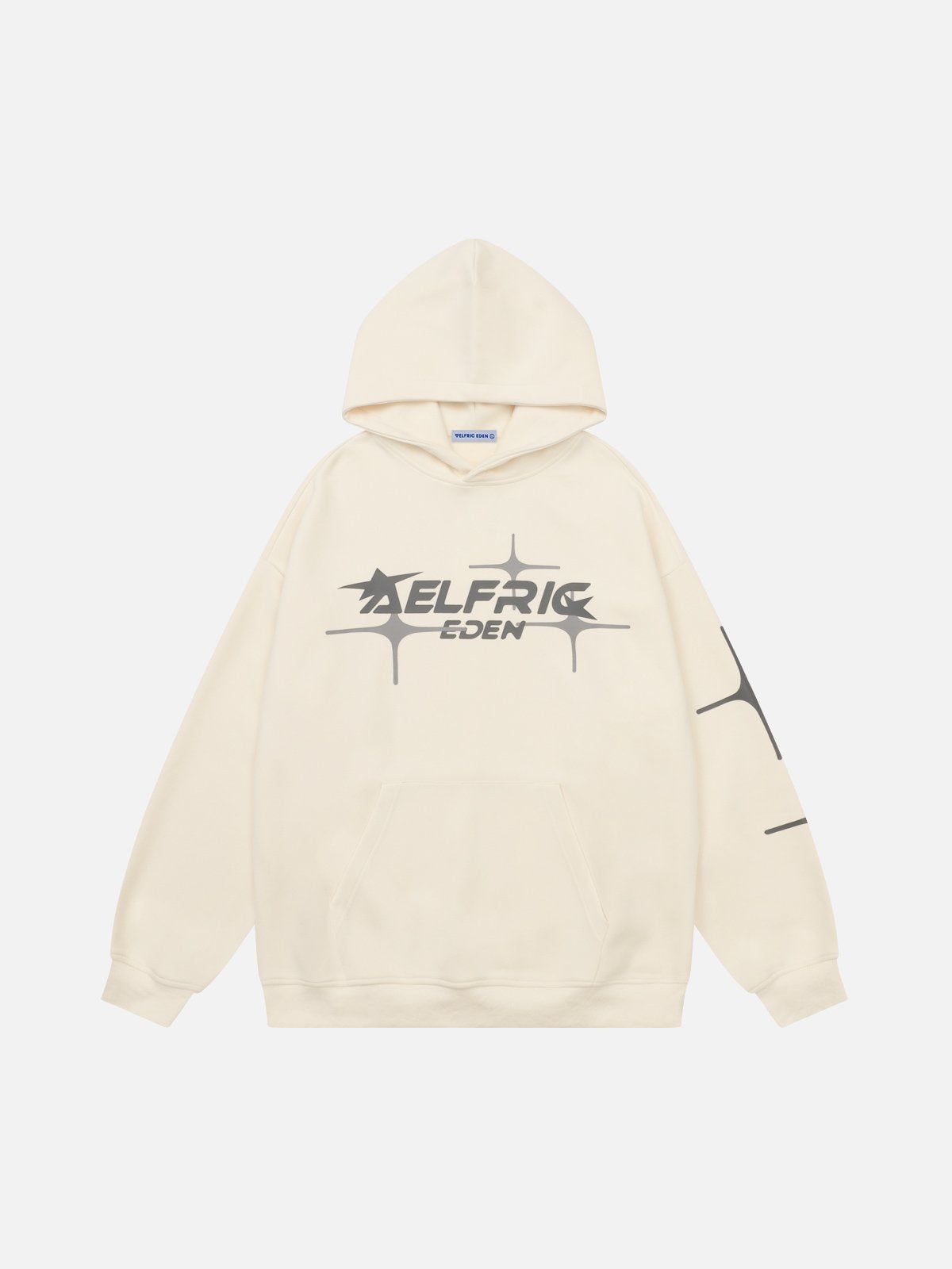 Star Print Hoodie - Oversized Streetwear Style | Aelfric Eden