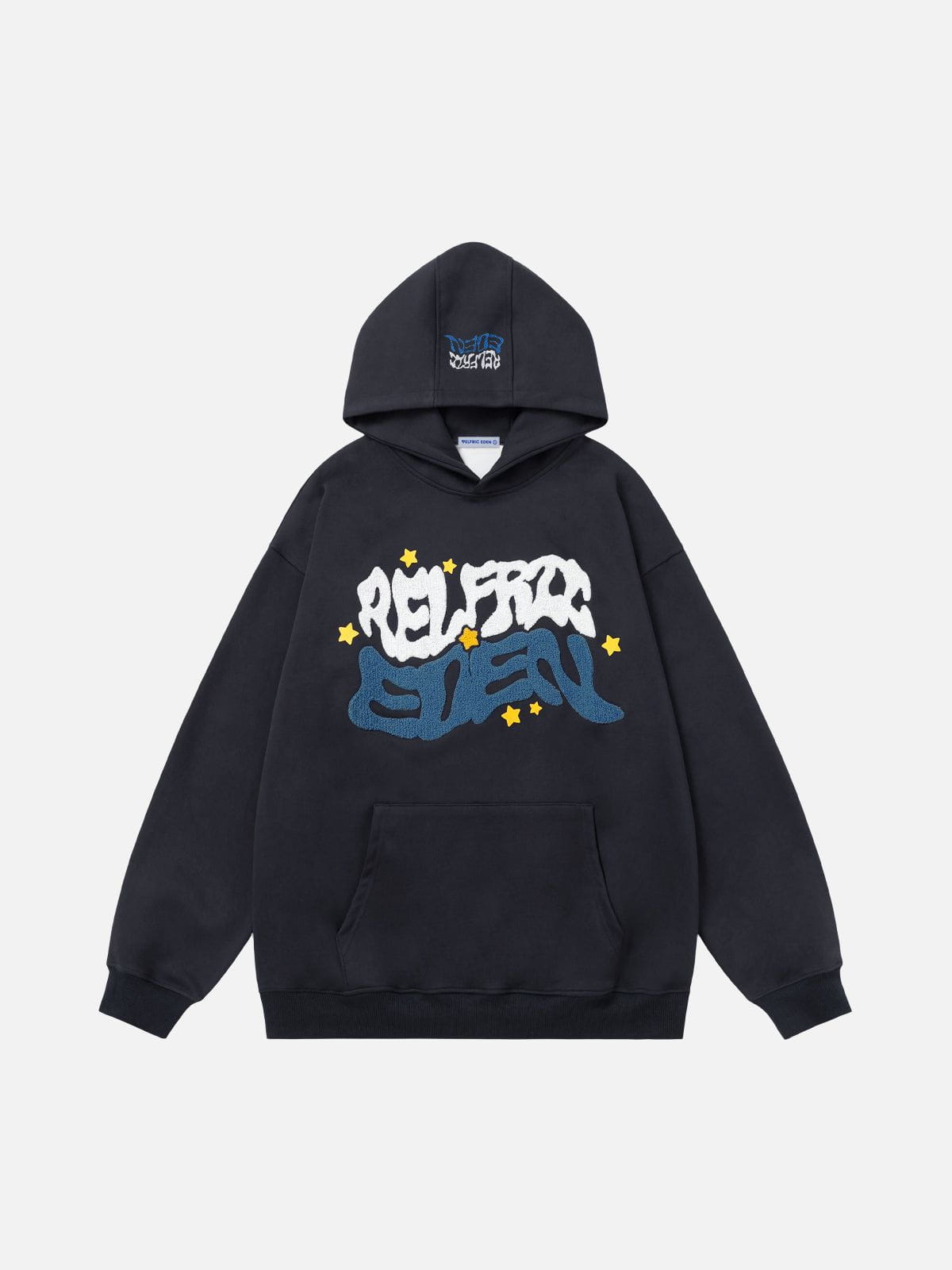Towel Embroidery Hoodie with Star Print | Aelfric Eden
