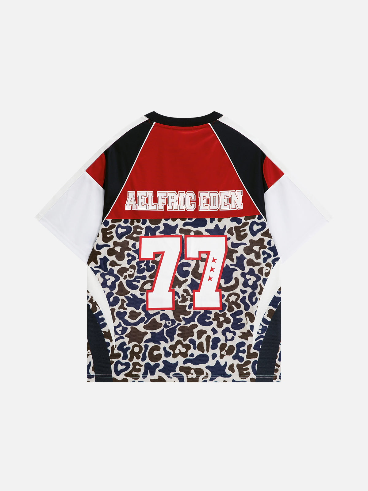 Camouflage Patchwork Mesh T-Shirt | Aelfric Eden