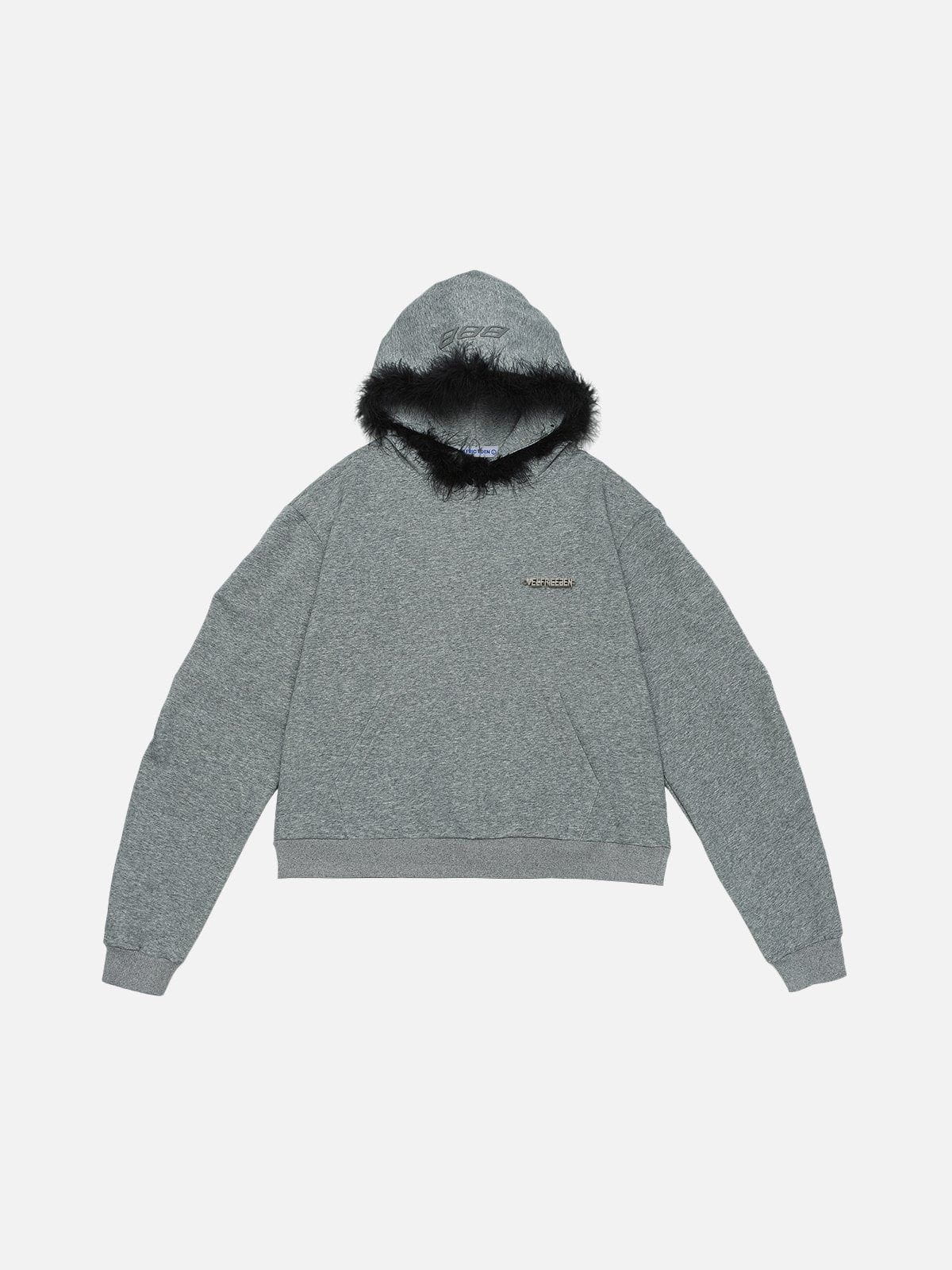 Wrinkle Sleeve Hoodie with Detachable Hood | Aelfric Eden