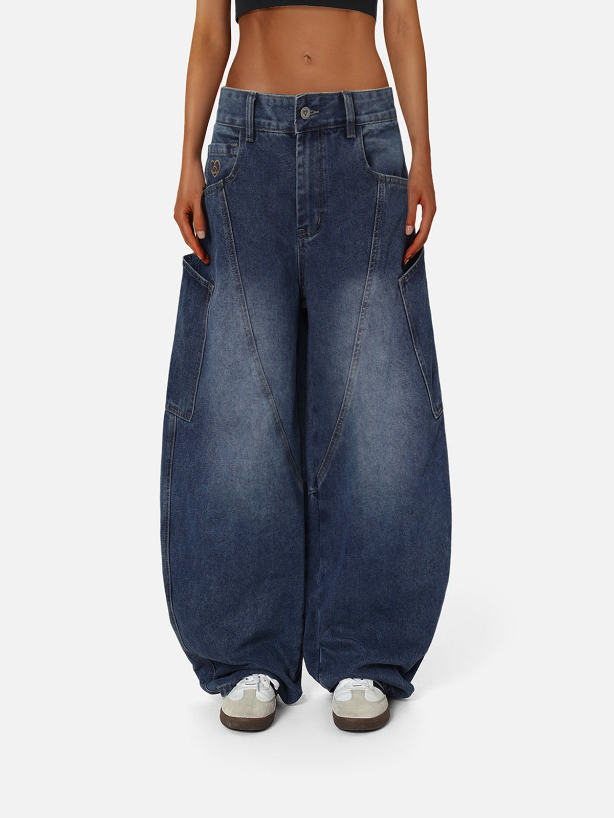 Super Baggy Jeans for Women | Barrel Fit & 100% Cotton | King Of