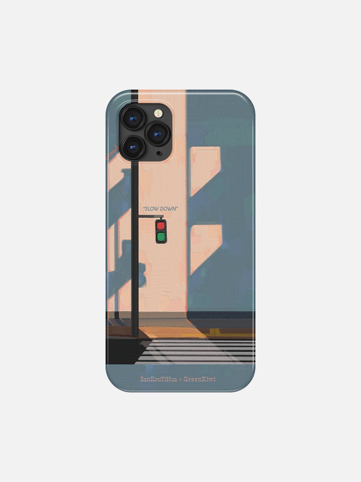 Pedestrian Intersection iPhone Case | Durable 3D Printed Hard Shell