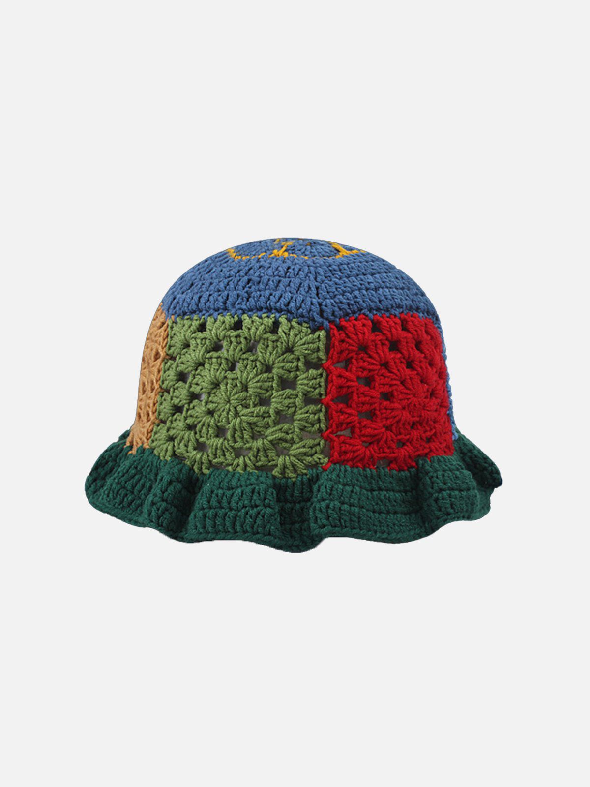 Handmade Crochet Bucket Hat for Women & Men | Open Knit Woolen Design