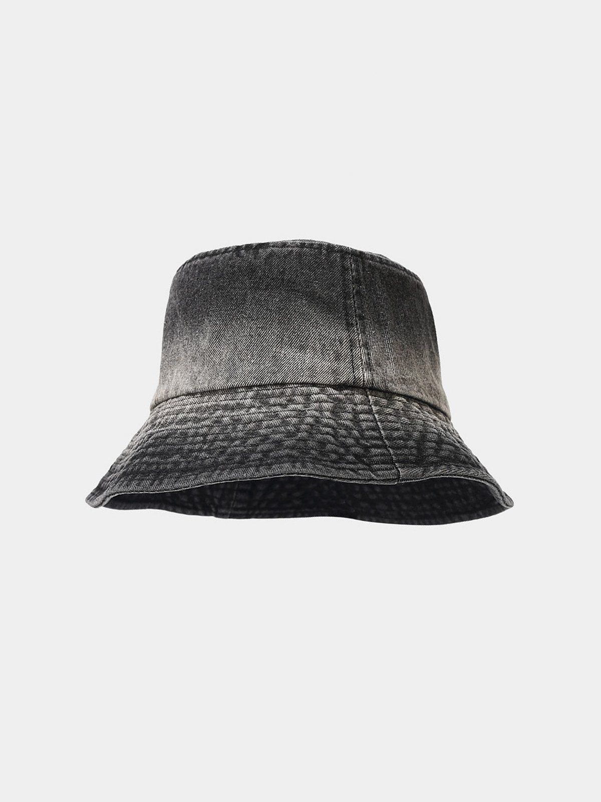 Vintage Denim Washed Hat with Color Contrast | Unisex Casual Cap