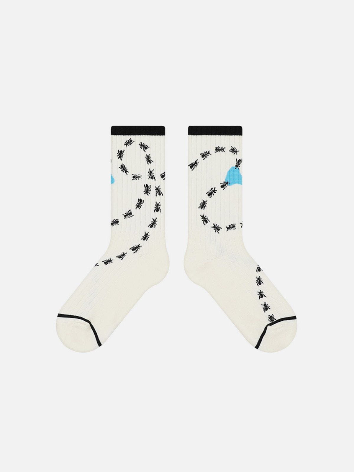 Animal Print Cotton Mid-Calf Socks for Women & Men | ComfyPaws