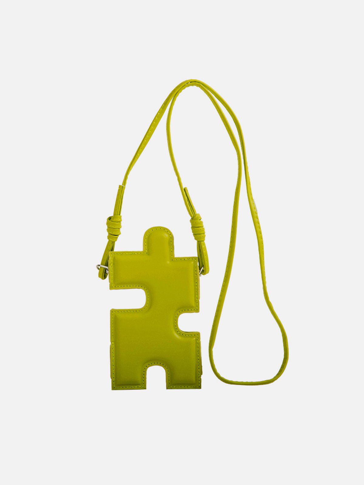 Jigsaw Puzzle Shaped Crossbody Bag | Polyester & PU