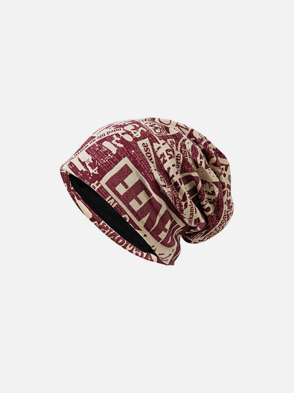 English Newspaper Print Cotton Cap | Aelfric Eden