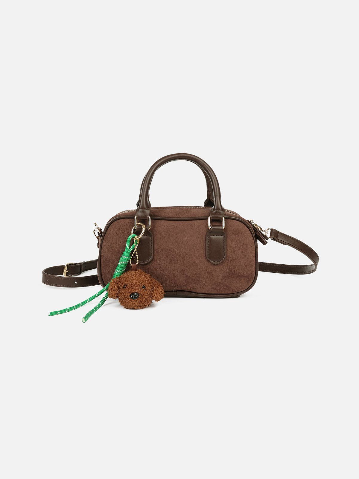 Plush Suede Dog Doll Handbag | 9.4 Inches Pet Accessory