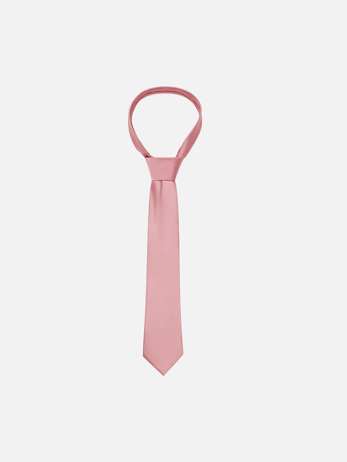 Solid Color Necktie for Men | 100% Polyester Dress Tie