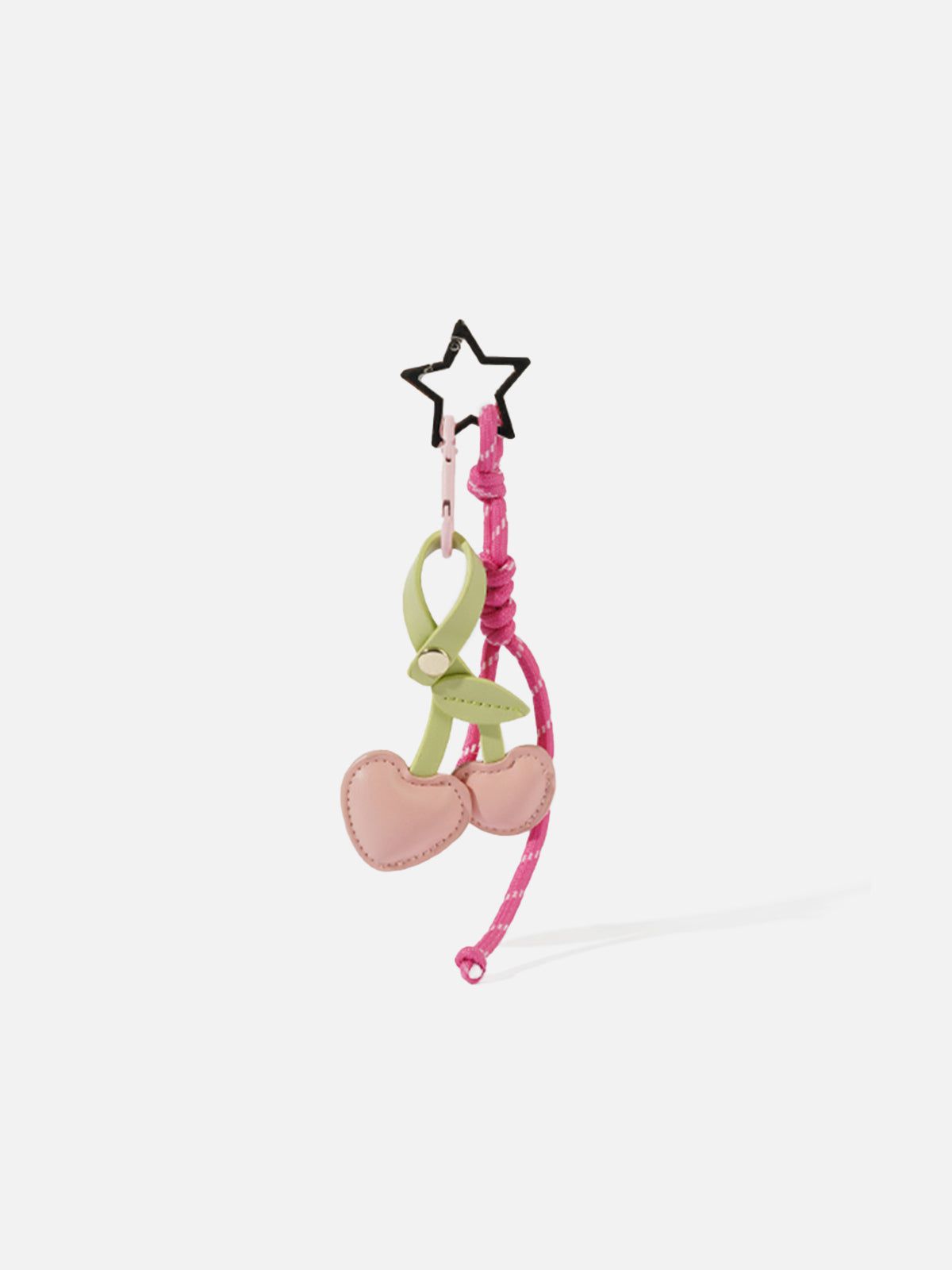 Heart Cherry Keychain | Star Keychain 6.7 Inches