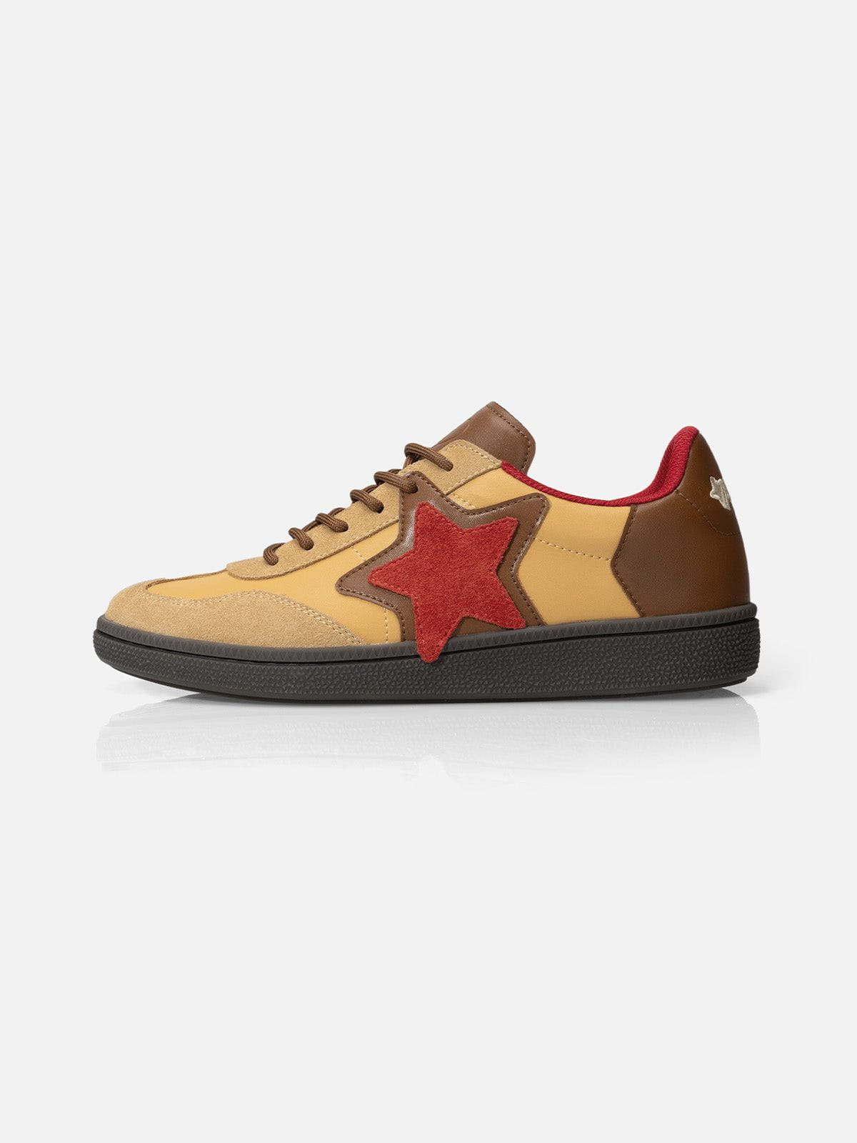 Chunky Skate Shoes with Triple Star Embroidery & Gum Sole | Aelfric Eden