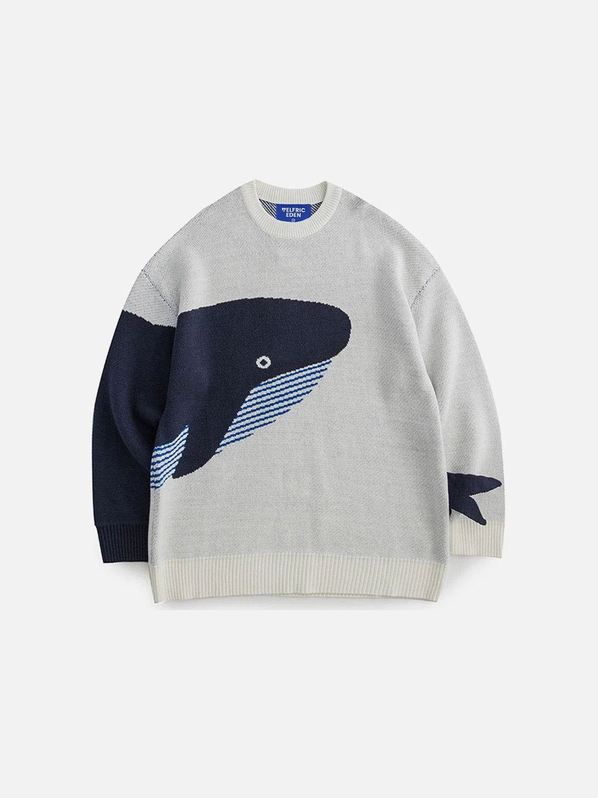 "The Loneliest Whale" Knit Sweater - Aelfric Eden