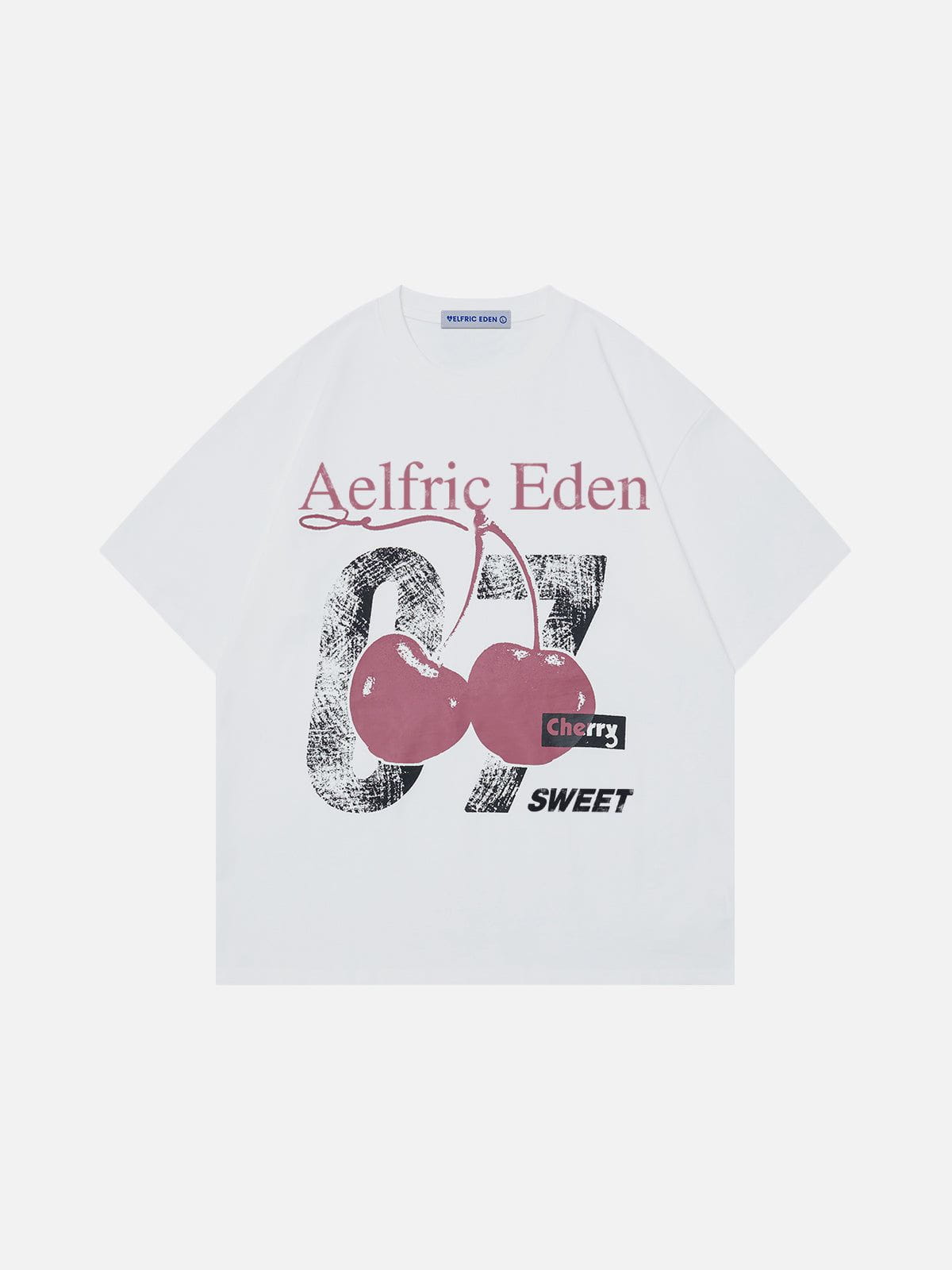 Aelfric Eden Graphic Cotton Tee | Cherry 07 Design