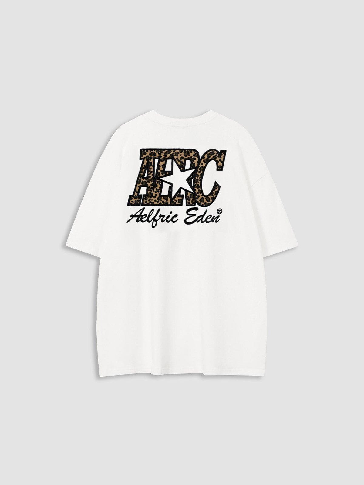 Leopard Print T-Shirt for Men | Soft Cotton Casual Tee | Aelfric Eden