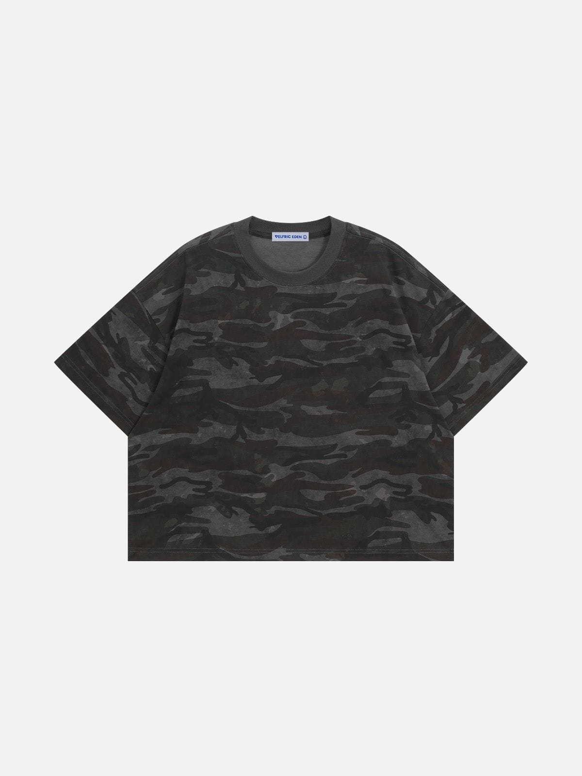 Camouflage Boxy Tee for Men | Aelfric Eden Cotton Washed