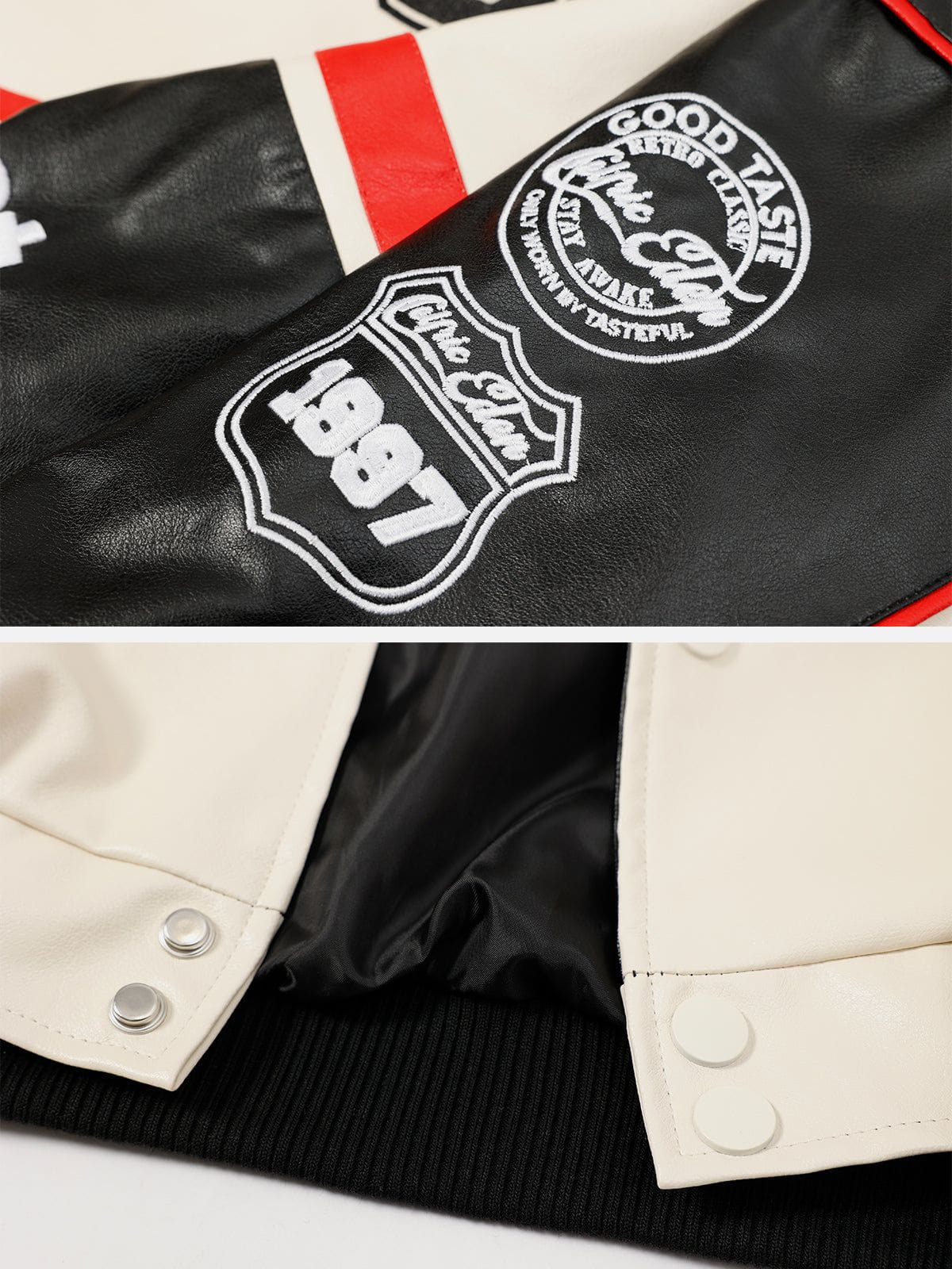 Vintage Stitching Motorcycle Jacket for Men & Women | Aelfric Eden