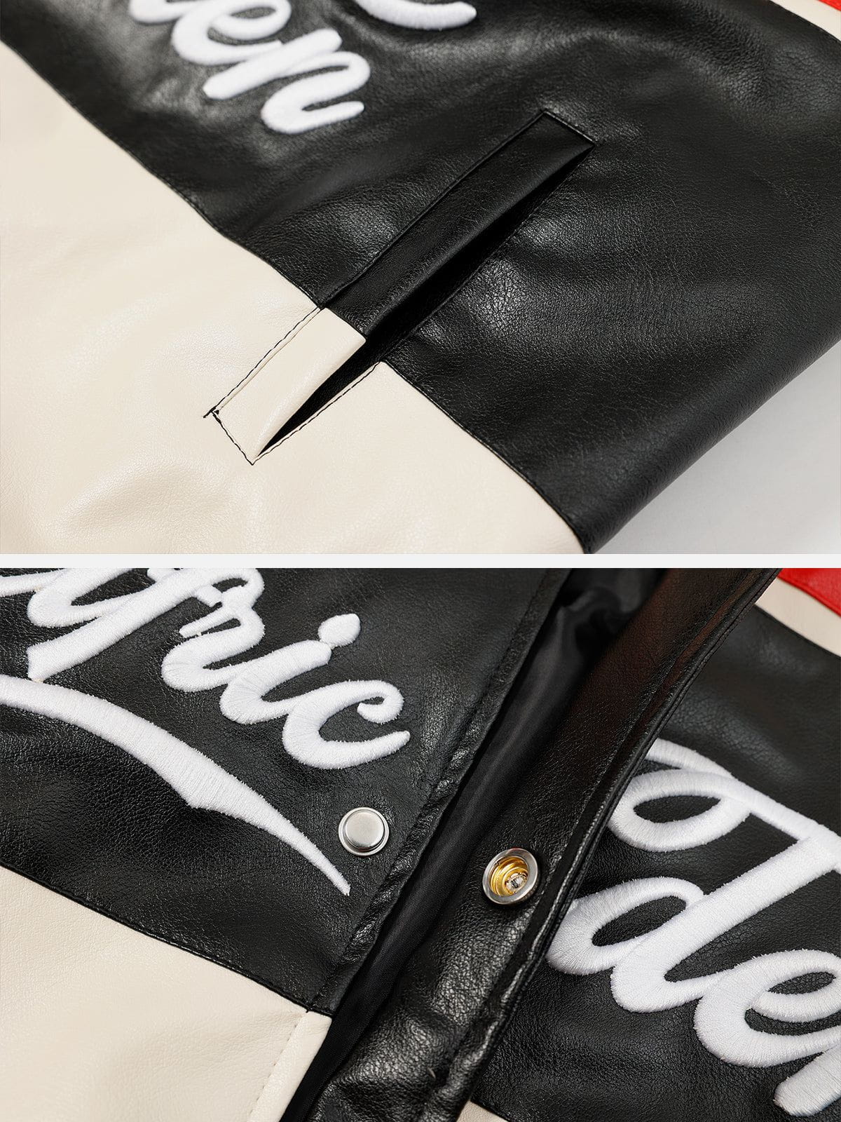 Vintage Stitching Motorcycle Jacket for Men & Women | Aelfric Eden