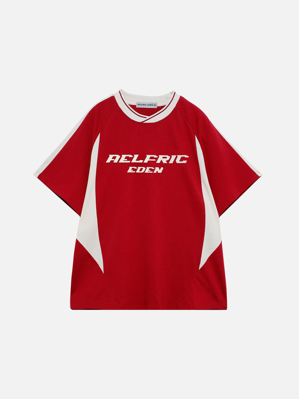 Vintage Patchwork Cotton T-Shirt for Men | Aelfric Eden