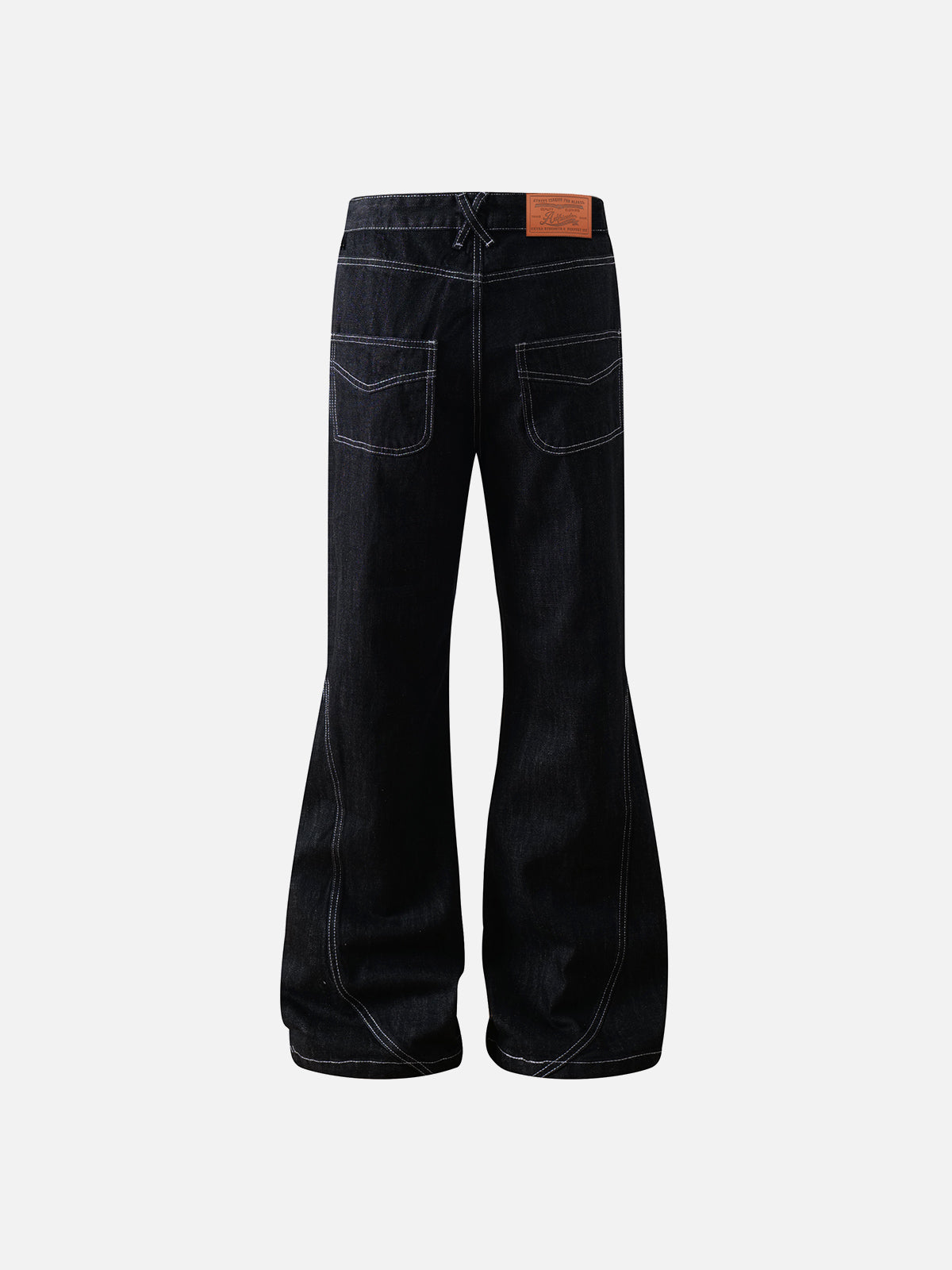 Lace Patchwork Flared Jeans for Women | Aelfric Eden
