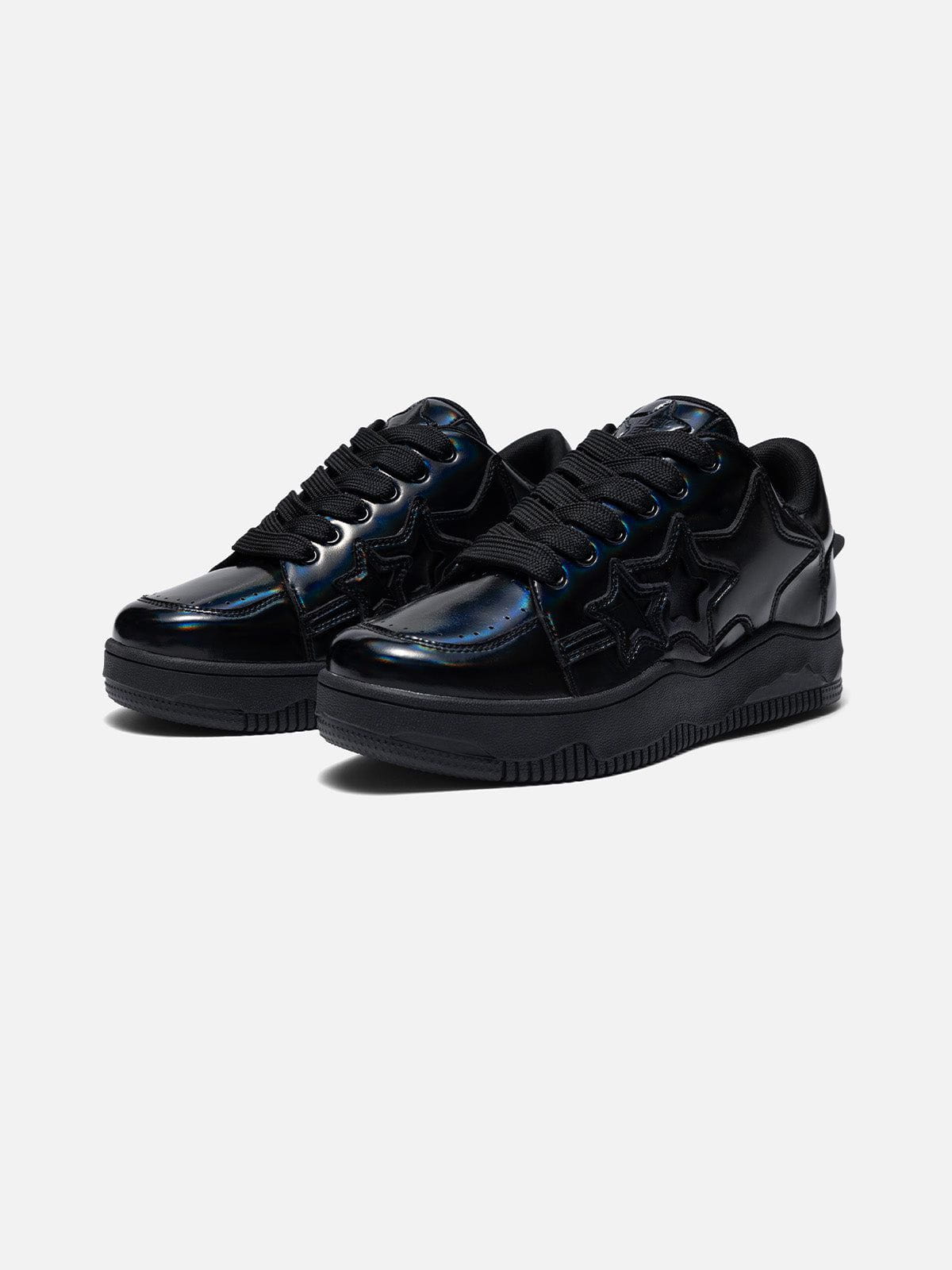 Triple Star Skate Shoes with Gum Sole & Microfiber Leather | Eden Star