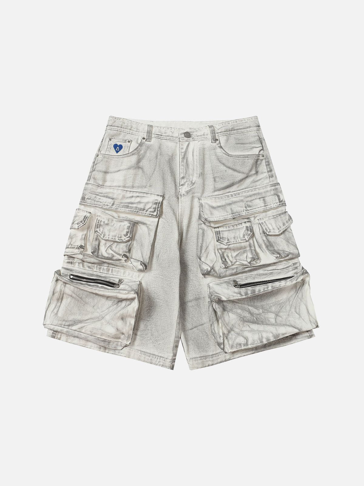 Heavy Washed Cotton Jorts with Multi-Pocket Design | Aelfric Eden