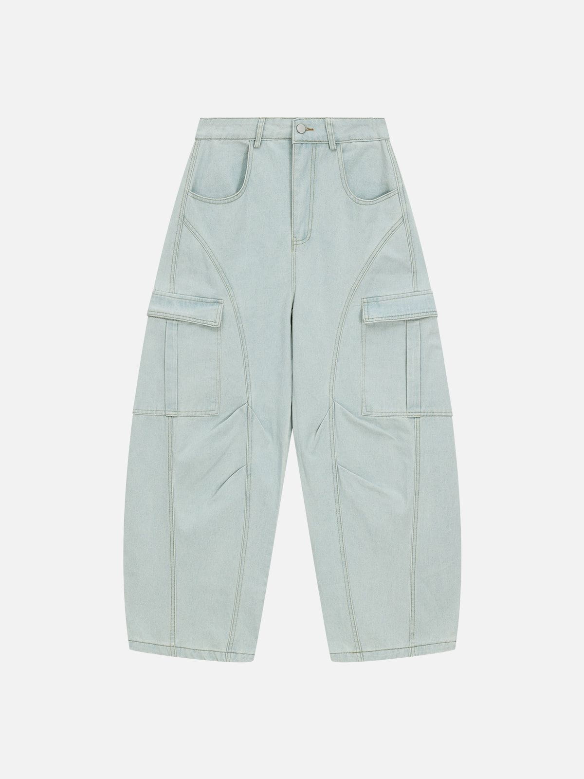 Baggy Barrel Jeans with Multi Pockets | Aelfric Eden