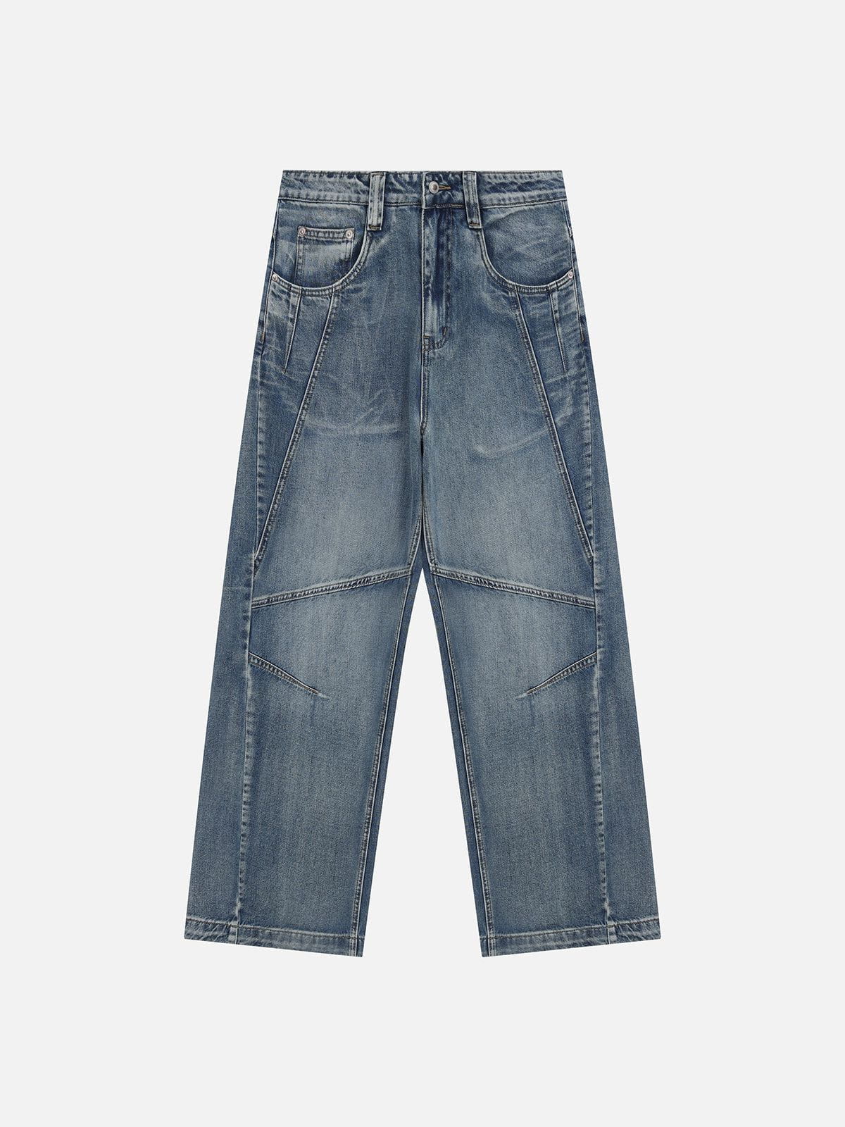 Aelfric Eden Vintage Washed Jeans for Men | 85% Cotton Slim Fit