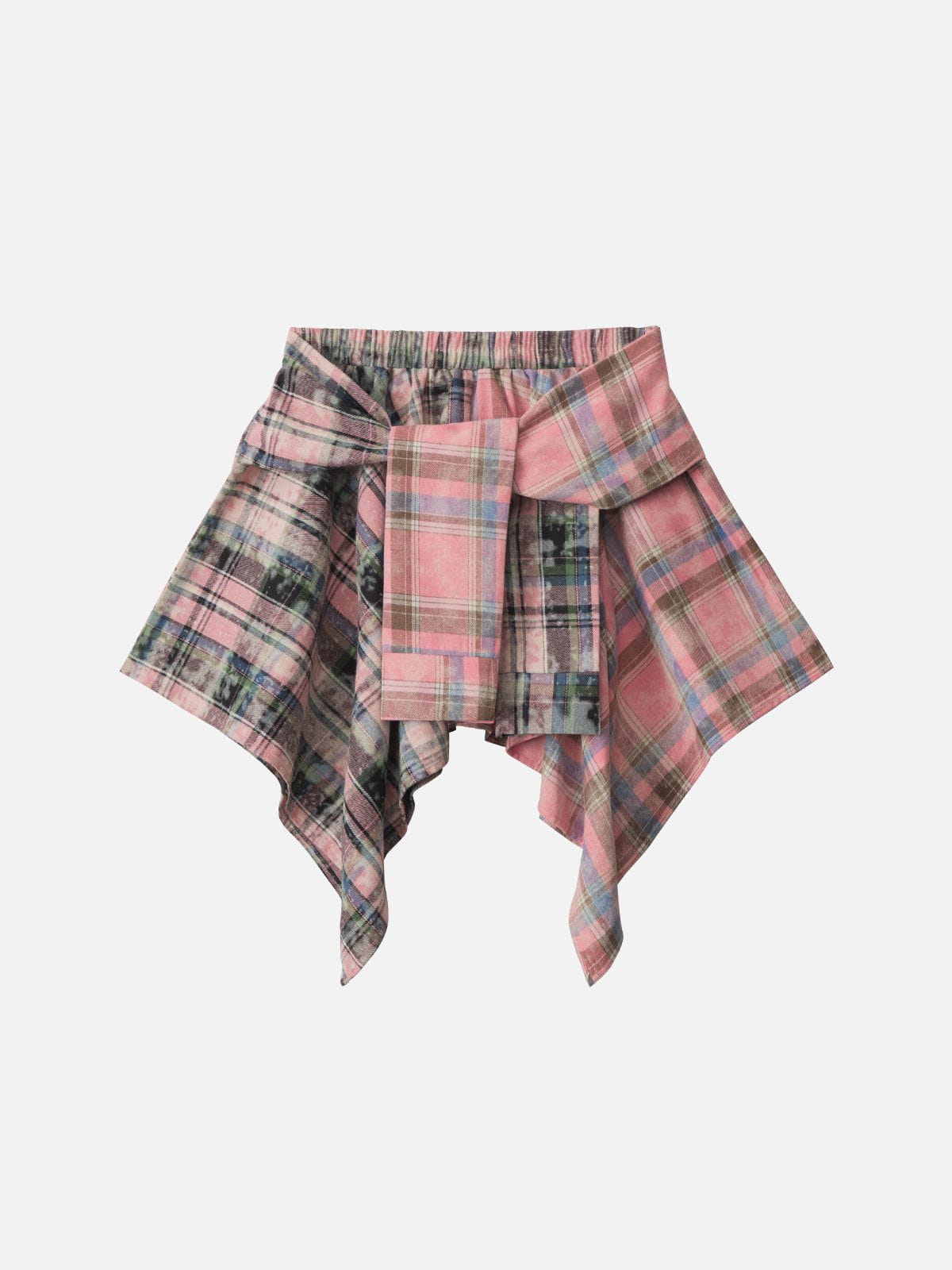 Tie Dye Plaid Skirt for Women | Aelfric Eden