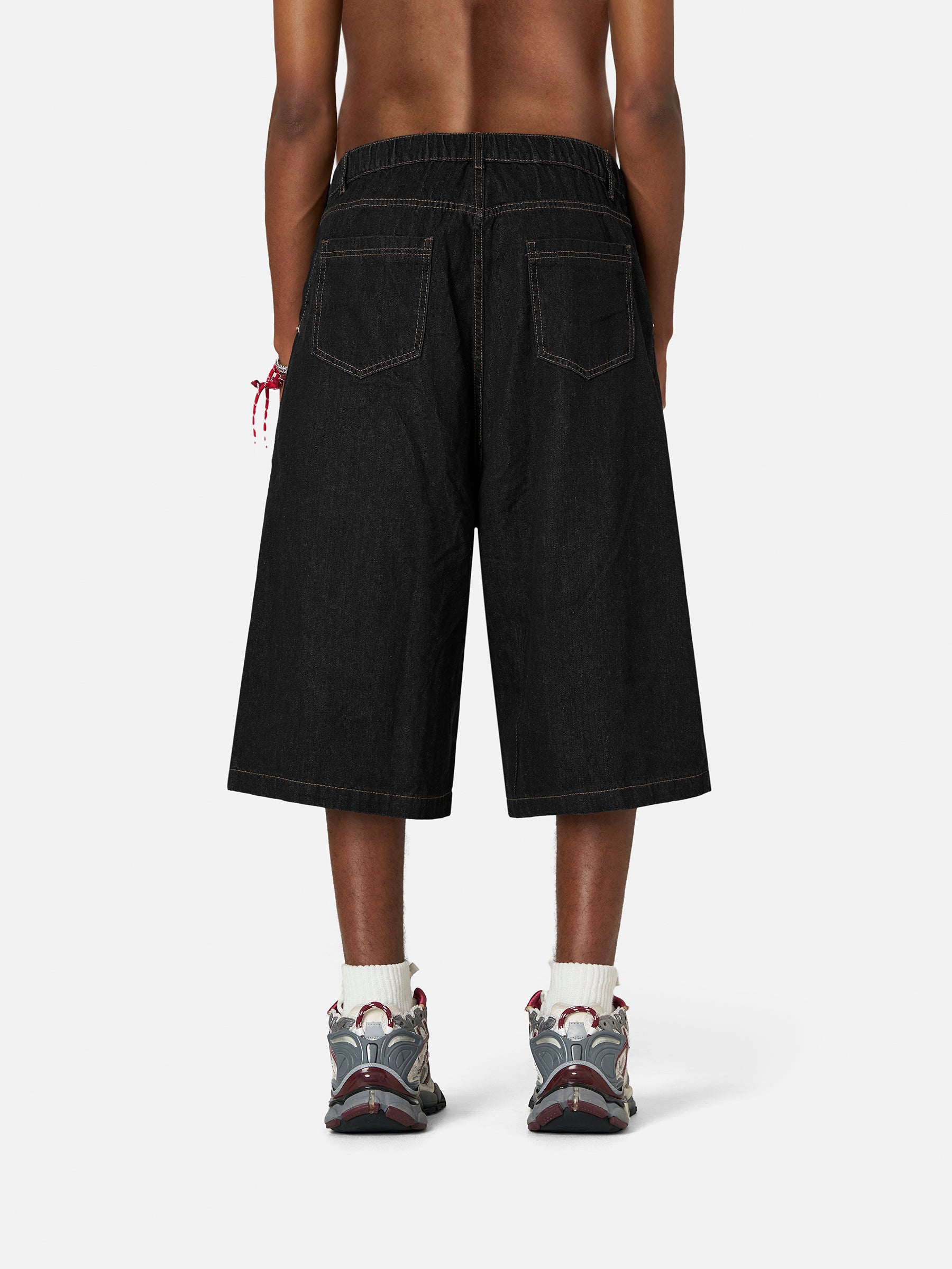 Detachable Kerchief Denim Jorts for Men & Women | Aelfric Eden