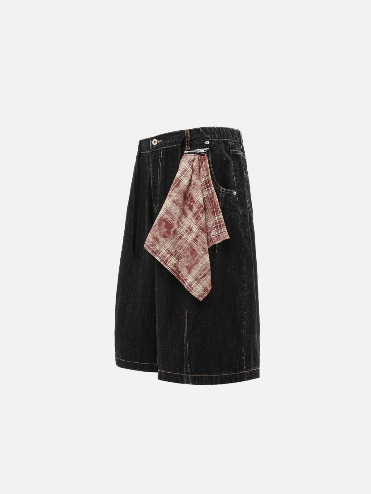 Detachable Kerchief Denim Jorts for Men & Women | Aelfric Eden
