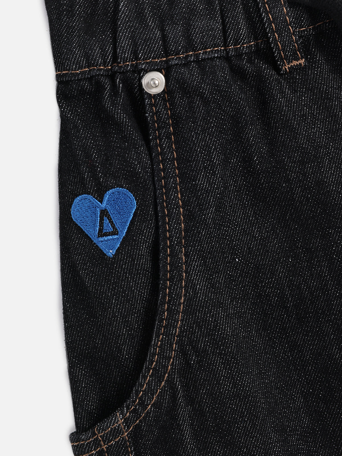 Detachable Kerchief Denim Jorts for Men & Women | Aelfric Eden