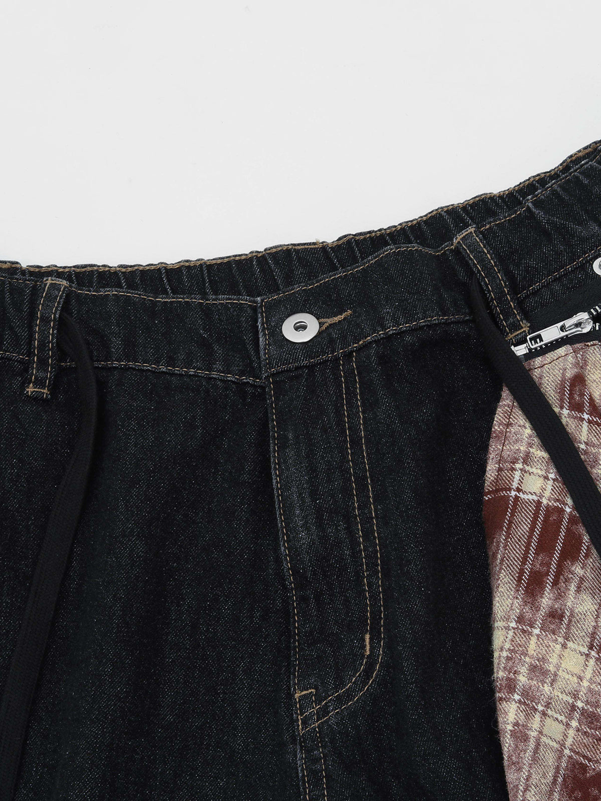 Detachable Kerchief Denim Jorts for Men & Women | Aelfric Eden