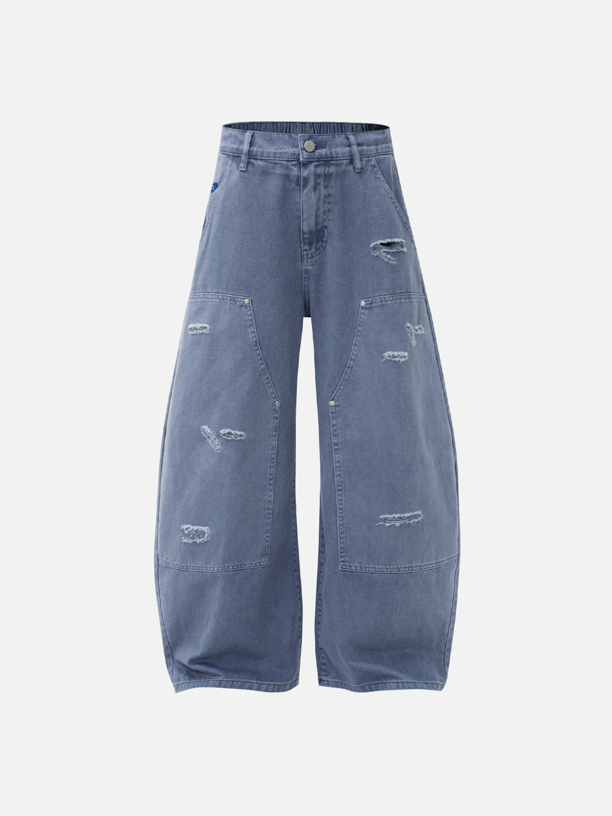 Washed Double Knee Baggy Jeans for Men | Aelfric Eden